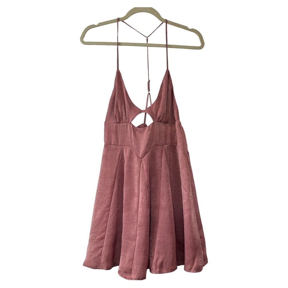 Free People Intimately NWT Women’s Good Catch‎ Mini Slip Dress  Sz M - Picture 3 of 9